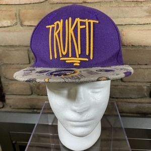 TRUKFIT Ball Cap Purple by Truk Da World Snap Back PreOwned